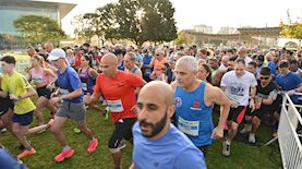 מרוץ "רצים לנצח" בחסות עיריית הרצליה, צילום: דוברות עיריית הרצליה